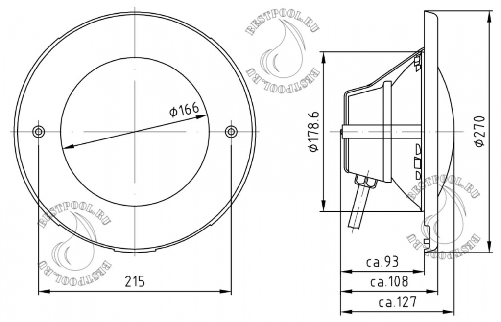 Прожектор HUGO LAHME 4130020 простой tec.jpg