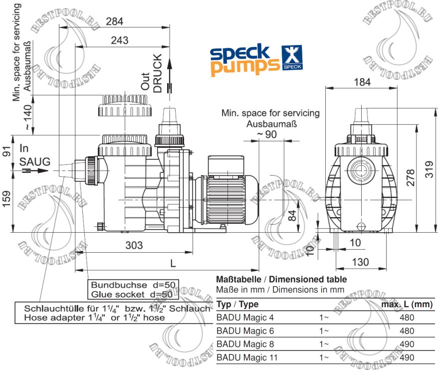 Насосы speck Magic tec.jpg