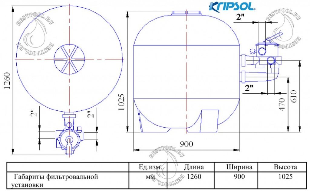 Фильтр KRIPSOL Balear 900 бок tec.jpg