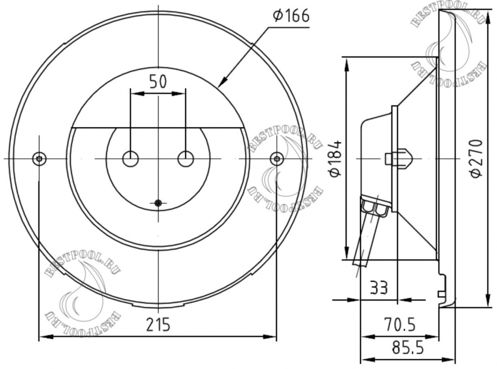 Прожектор HUGO LAHME 4141220 матовый tec.jpg